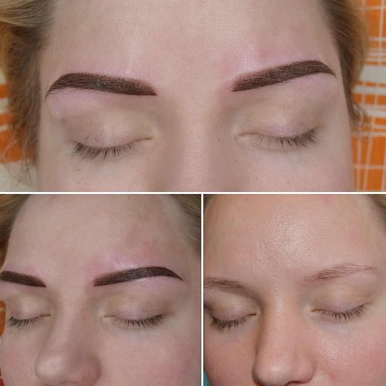 Растушевка бровей фото до и после цена Растушевка бровей фото до и после цена