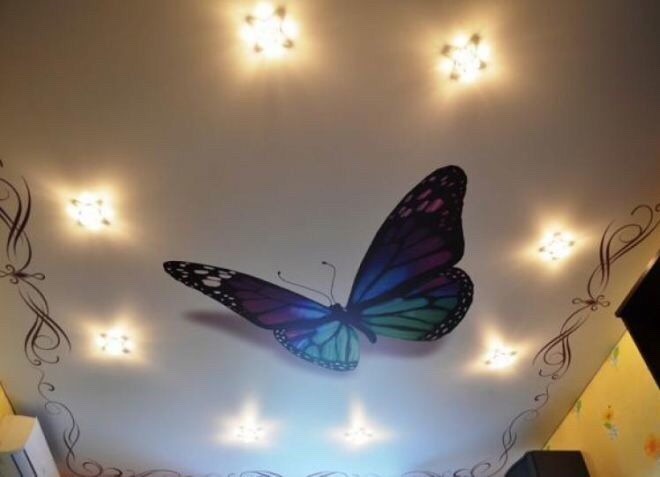 Бабочки на потолок фото Бабочки на потолок фото